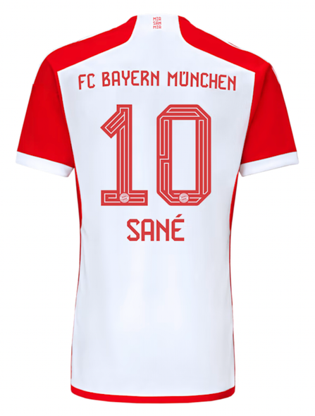 SANE #10 Bayern Munich 23/24 Stadium Men's Home Shirt