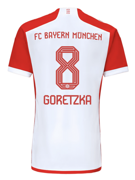 GORETZKA #8 Bayern Munich 23/24 Stadium Men's Home Shirt
