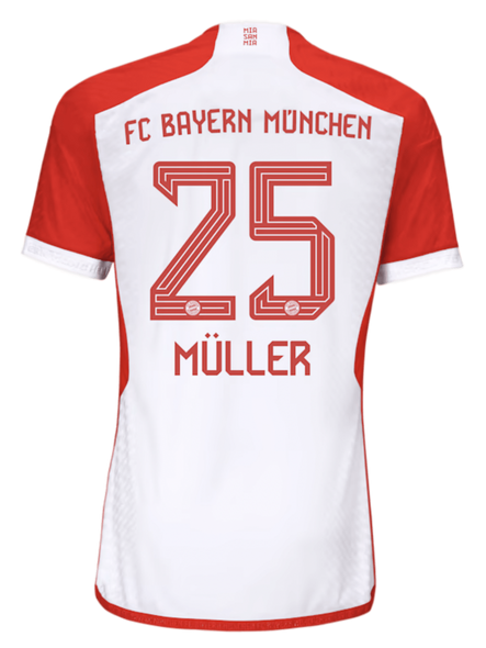 MÜLLER #25 Bayern Munich 23/24 Authentic Men's Home Shirt