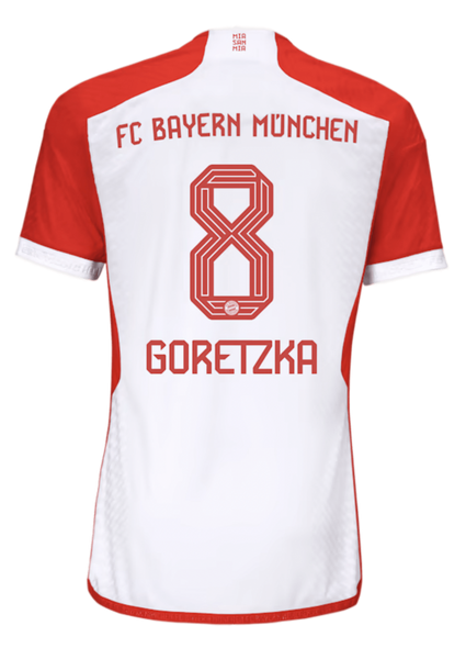 GORETZKA #8 Bayern Munich 23/24 Authentic Men's Home Shirt