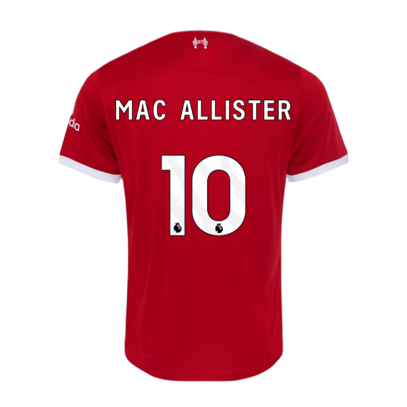 MAC ALLISTER #10 Liverpool 23/24 Stadium Men's Home Shirt - PL Font