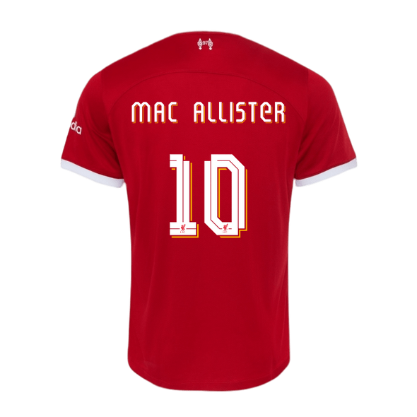MAC ALLISTER #10 Liverpool 23/24 Authentic Men's Home Shirt - LFC Font