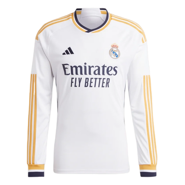 Real Madrid 23/24 Men's Home Long Sleeve Shirt