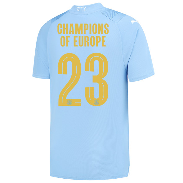 CHAMPIONS OF EUROPE #23 Manchester City 23/24 Stadium Men's Home Shirt