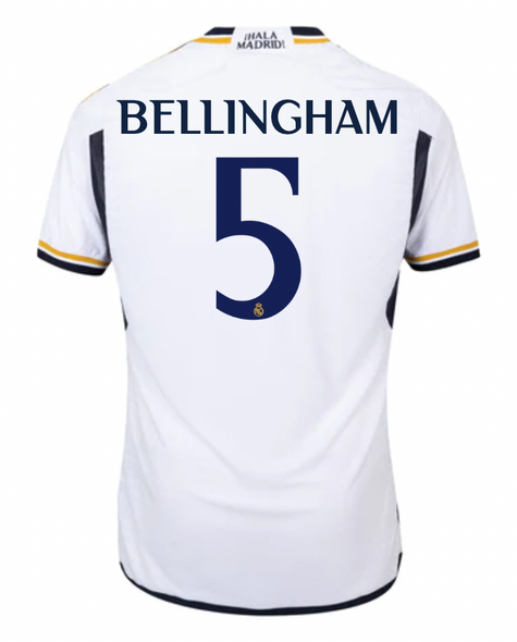 BELLINGHAM #5 Real Madrid 23/24 Authentic Men's Home Shirt