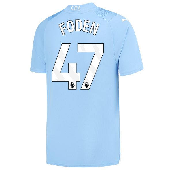 FODEN #47 Manchester City 23/24 Stadium Men's Home Shirt - PL Font