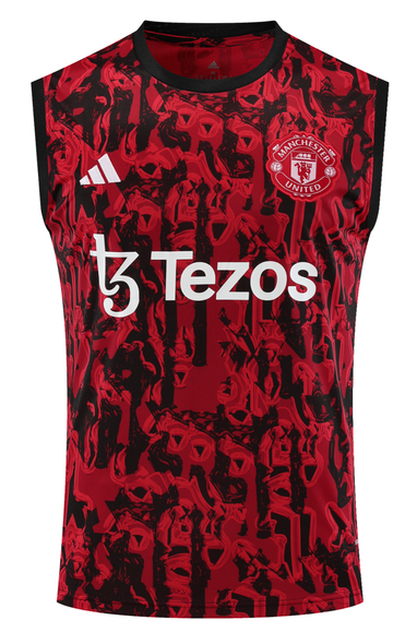 Manchester United 23/24 Men's Red Pre-Match Tank Top