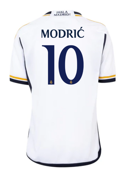 MODRIĆ #10 Real Madrid 23/24 Kid's Home Shirt and Shorts