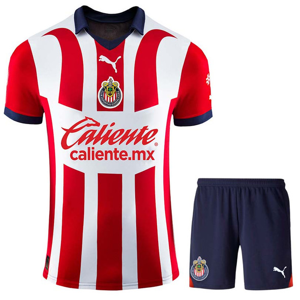 Deportivo Guadalajara 23/24 Kid's Home Shirt and Shorts
