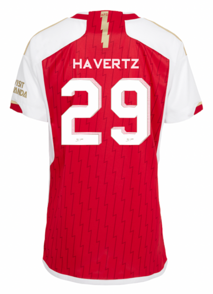 HAVERTZ #29 Arsenal 23/24 Women's Home Shirt - Arsenal Font