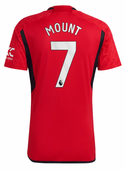 MOUNT #7 Manchester United 23/24 Stadium Men's Home Shirt - PL Font