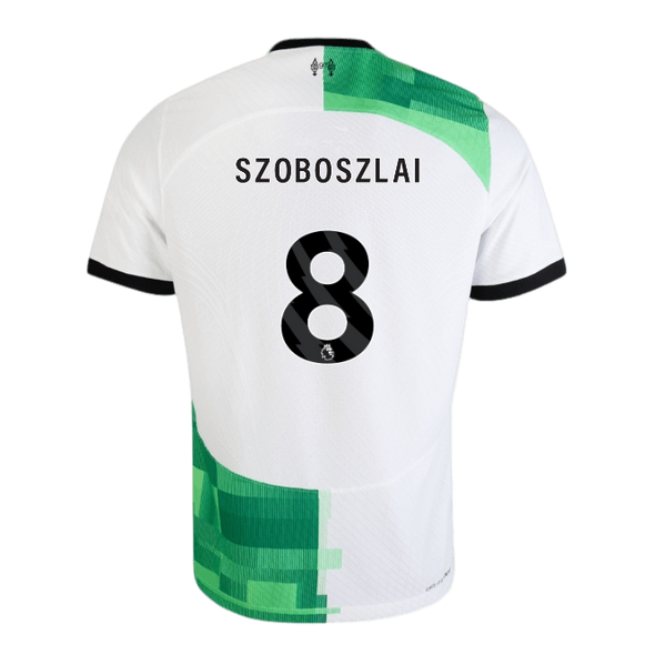 SZOBOSZLAI #8 Liverpool 23/24 Authentic Men's Away Shirt - PL Font