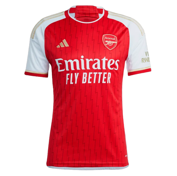 RICE #41 Arsenal 23/24 Stadium Men's Home Shirt - Arsenal Font