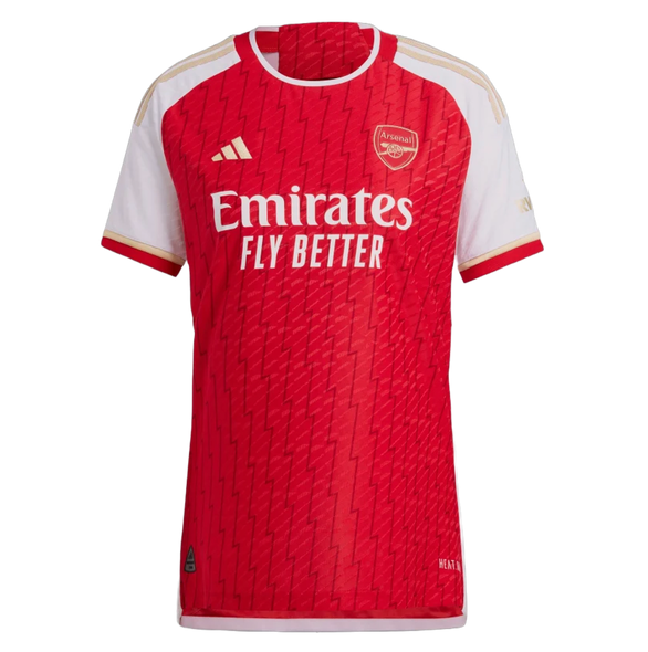 RICE #41 Arsenal 23/24 Authentic Men's Home Shirt - PL Font