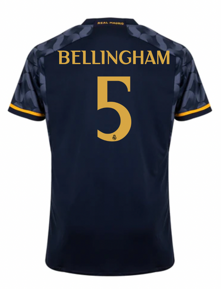 BELLINGHAM #5 Real Madrid 23/24 Stadium Men's Away Shirt