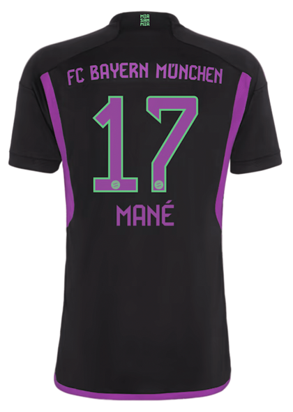 MANÉ #17 Bayern Munich 23/24 Stadium Men's Away Shirt
