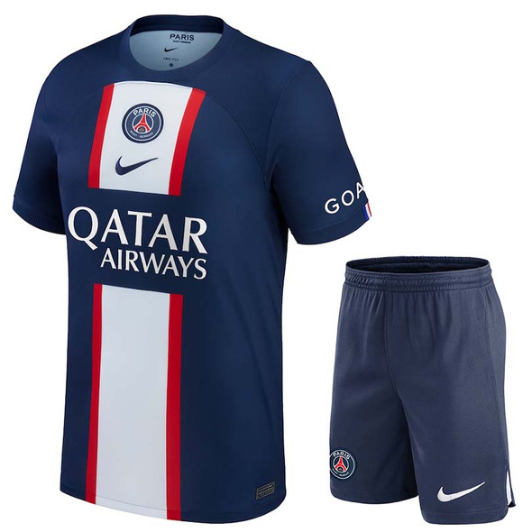 Paris Saint-Germain 22/23 Kid's Home Shirt and Shorts