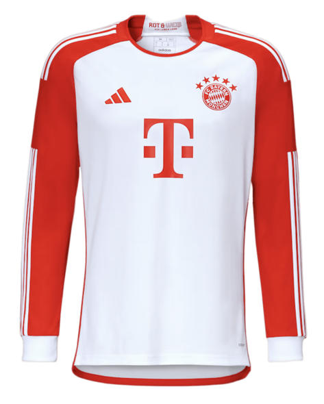 DE LIGT #4 Bayern Munich 23/24 Men's Home Long Sleeve Shirt