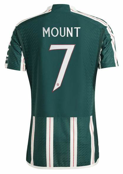MOUNT #7 Manchester United 23/24 Authentic Men's Away Shirt - Man United Font