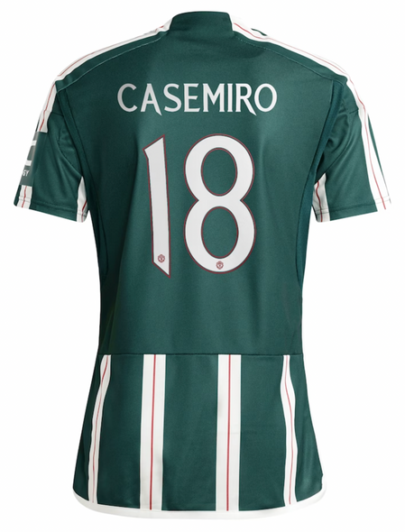 CASEMIRO #18 Manchester United 23/24 Stadium Men's Away Shirt - Man United Font