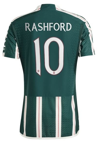 RASHFORD #10 Manchester United 23/24 Authentic Men's Away Shirt - Man United Font