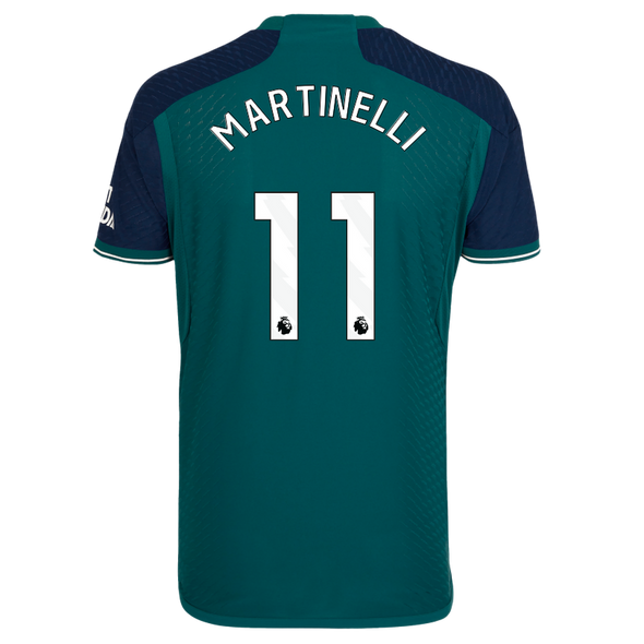 MARTINELLI #11 Arsenal 23/24 Authentic Men's Third Shirt - PL Font