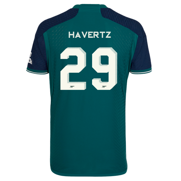 HAVERTZ #29 Arsenal 23/24 Authentic Men's Third Shirt - Arsenal Font