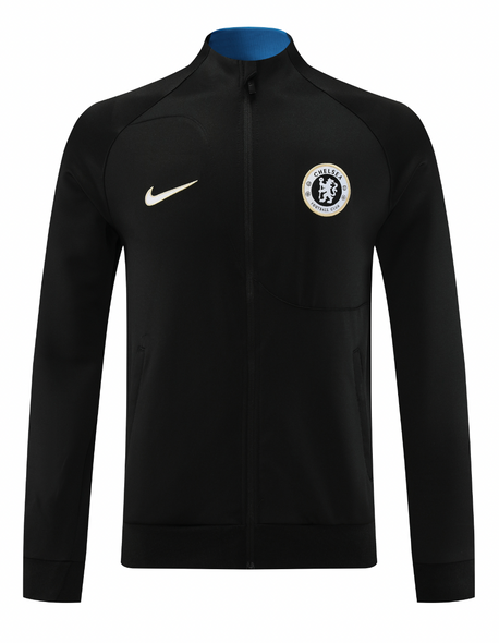Chelsea 23/24 Men's Black Long Zip Jacket