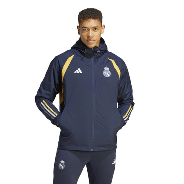 Real Madrid 23/24 Men's Navy All Weather Jacket