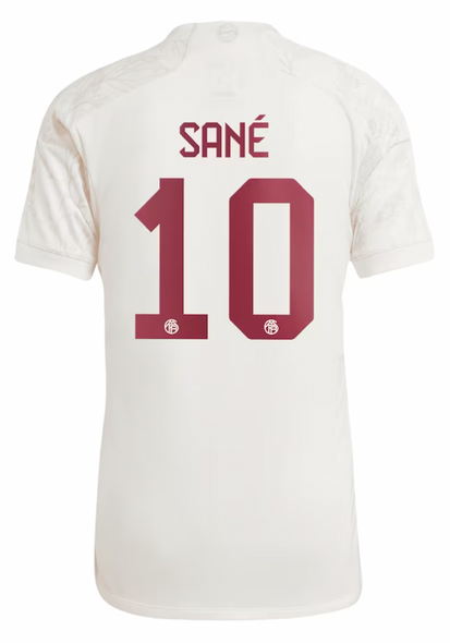 SANE #10 Bayern Munich 23/24 Stadium Men's Third Shirt