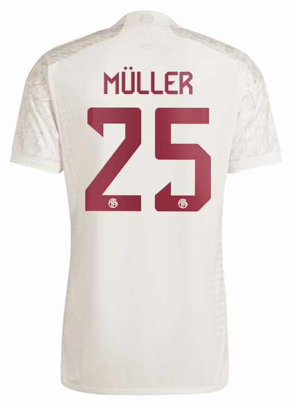 MÜLLER #25 Bayern Munich 23/24 Authentic Men's Third Shirt