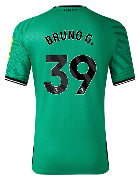 BRUNO G. #39 Newcastle United 23/24 Stadium Men's Away Shirt - PL Font