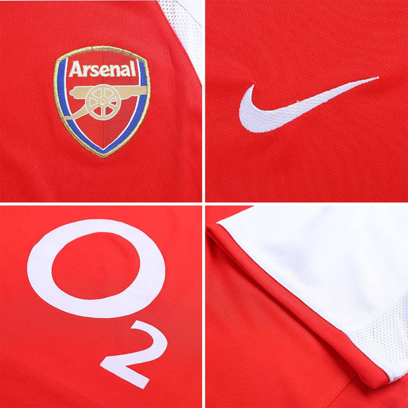 Arsenal 02/04 Men's Home Retro Long Sleeve Shirt