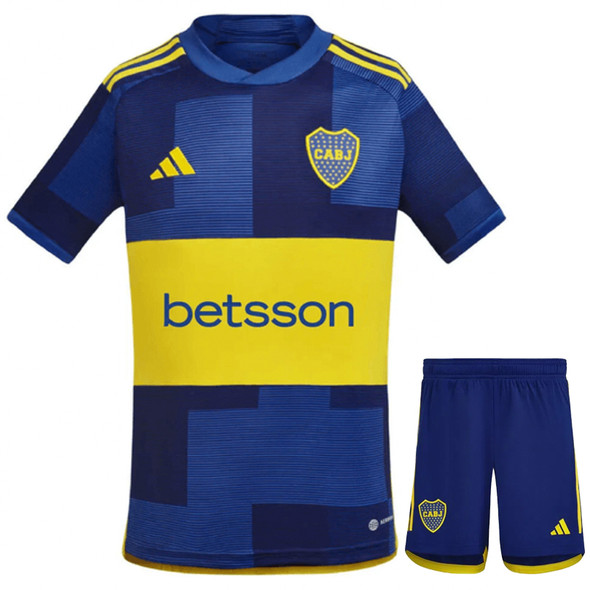 Boca Juniors 23/24 Kid's Home Shirt and Shorts