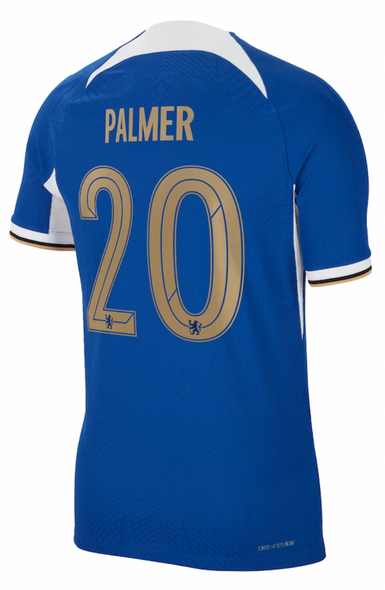 PALMER #20 Chelsea 23/24 Authentic Men's Home Shirt - Chelsea Font