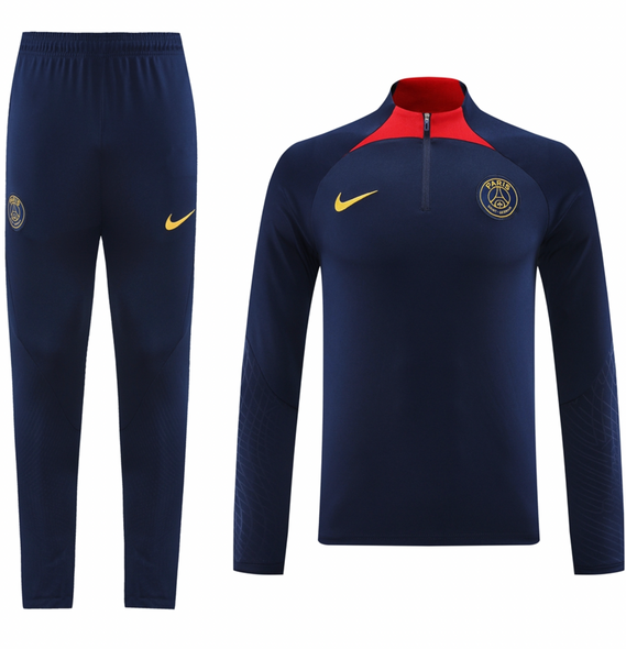 Paris Saint-Germain 23/24 Men's Navy Short Zip Tracksuit