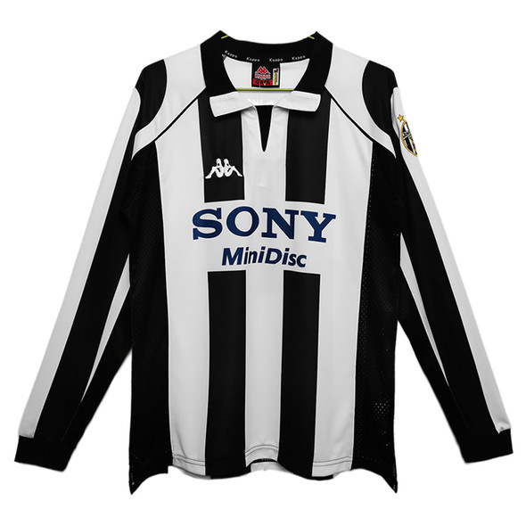 Juventus 97/98 Men's Home Retro Long Sleeve Shirt