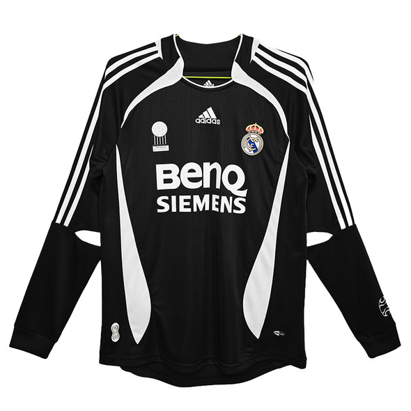 Real Madrid 06/07 Men's Away Retro Long Sleeve Shirt