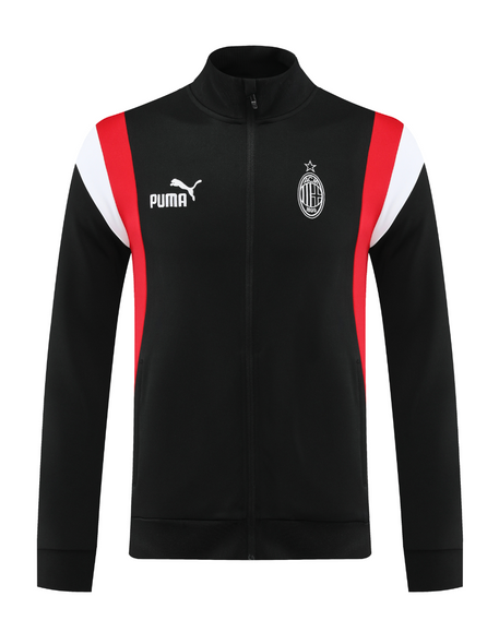 AC Milan 23/24 Men's Black Long Zip Jacket