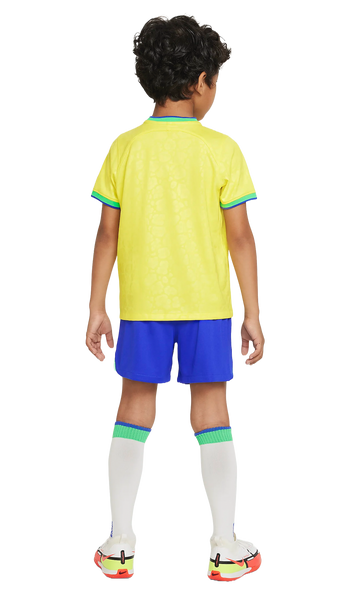 Brazil 2024 Kid's Home Shirt and Shorts