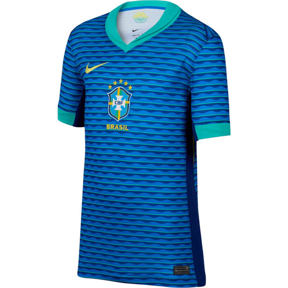 Brazil 2024 Kid's Away Shirt and Shorts