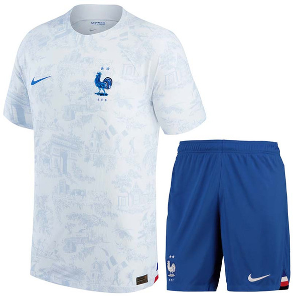 France 22/23 Kid's Away Shirt and Shorts