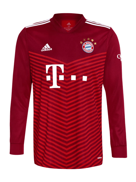 Bayern Munich 21/22 Long Sleeve Stadium Men's Home Shirt