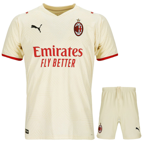 AC Milan 21/22 Kid's Away Shirt and Shortss