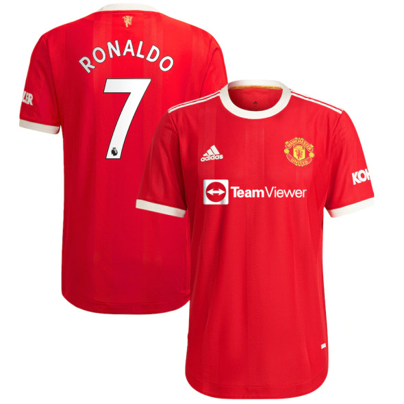 RONALDO #7 Men's 21/22 Authentic Manchester United Home Shirt