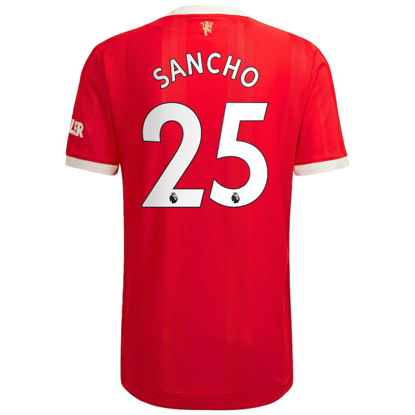 SANCHO #25 Men's 21/22 Authentic Manchester United Home Shirt