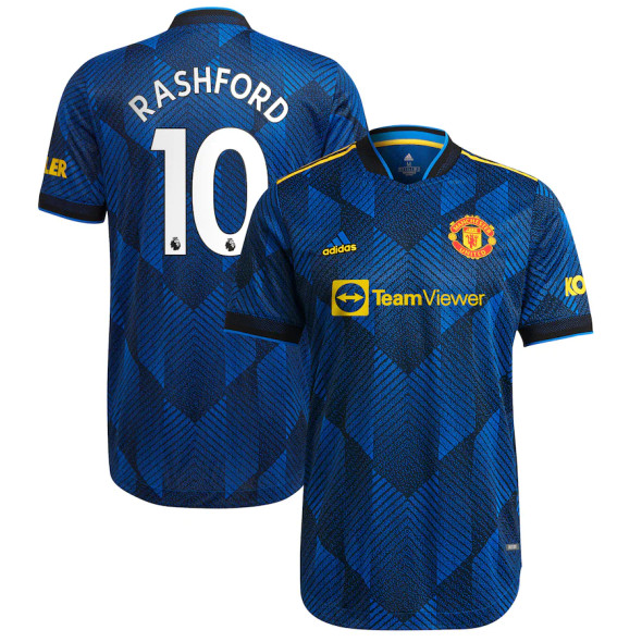 RASHFORD #10 Men's 21/22 Authentic Manchester United Third Shirt