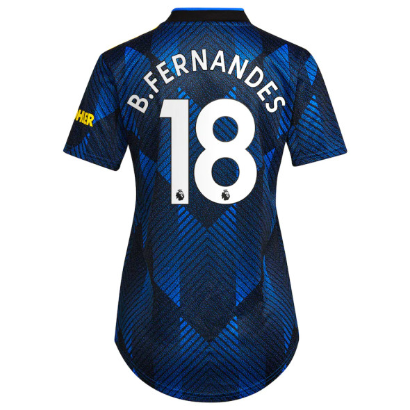 B.FERNANDES #18 Women's 21/22 Manchester United Third Shirt