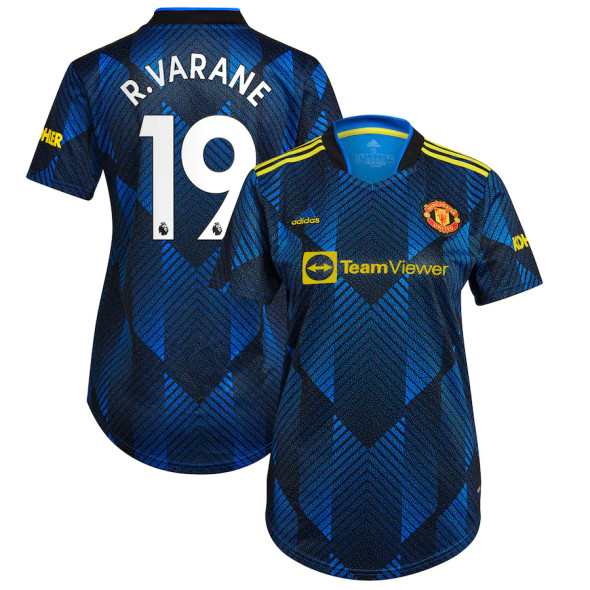 R.VARANE #19 Women's 21/22 Manchester United Third Shirt