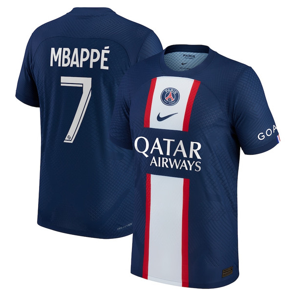 MBAPPE #7 Paris Saint-Germain 22/23 Authentic Men's Home Shirt